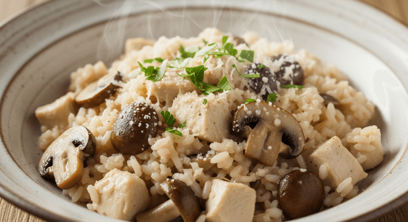 Chicken and Mushroom Risotto
