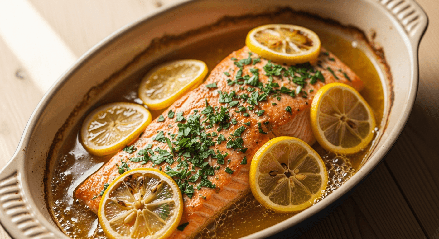 Lemon Garlic Butter Salmon