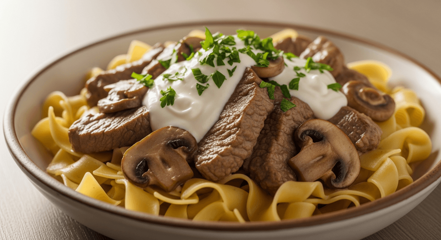 Beef Stroganoff