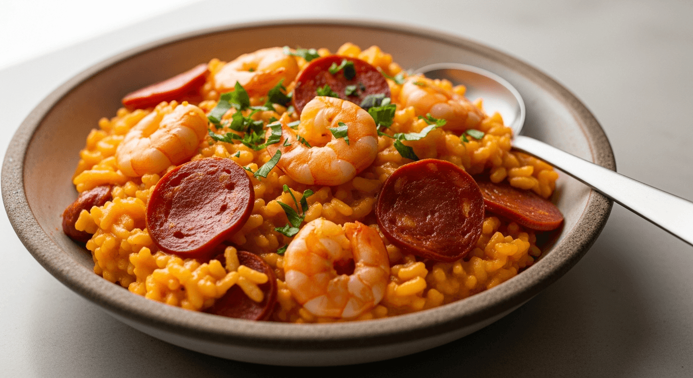 Prawn and Chorizo Risotto