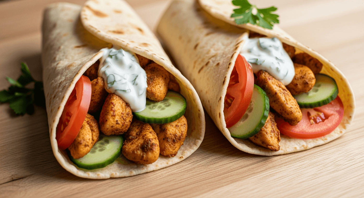 Chicken Shawarma Wraps