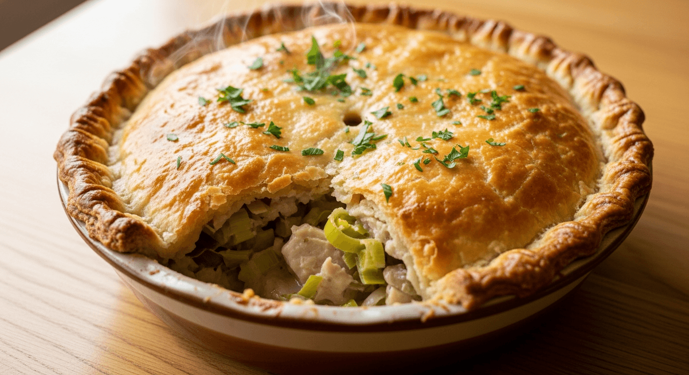 Chicken and Leek Pie