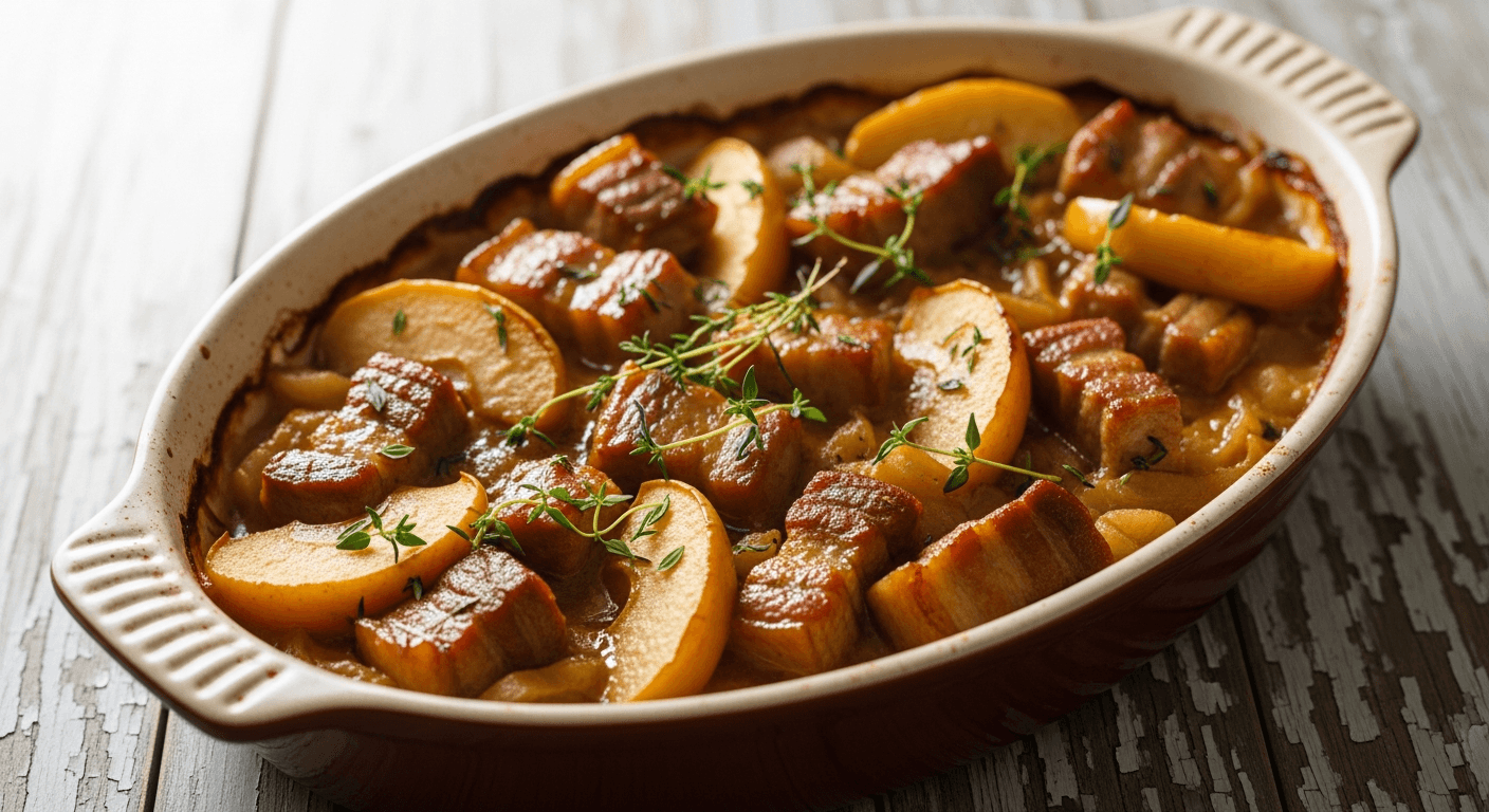 Pork and Apple Casserole