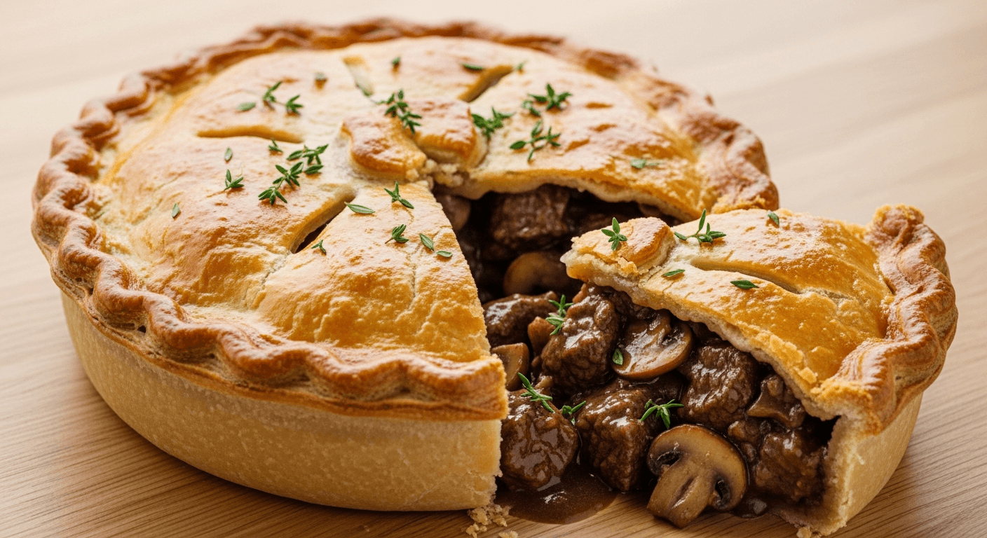 Beef and Mushroom Pie