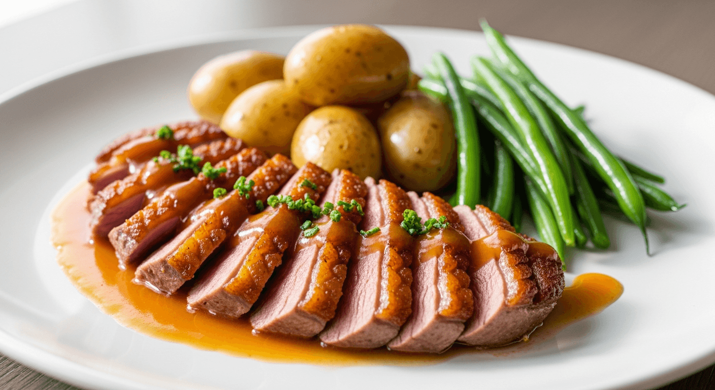 Duck Breast with Orange Sauce