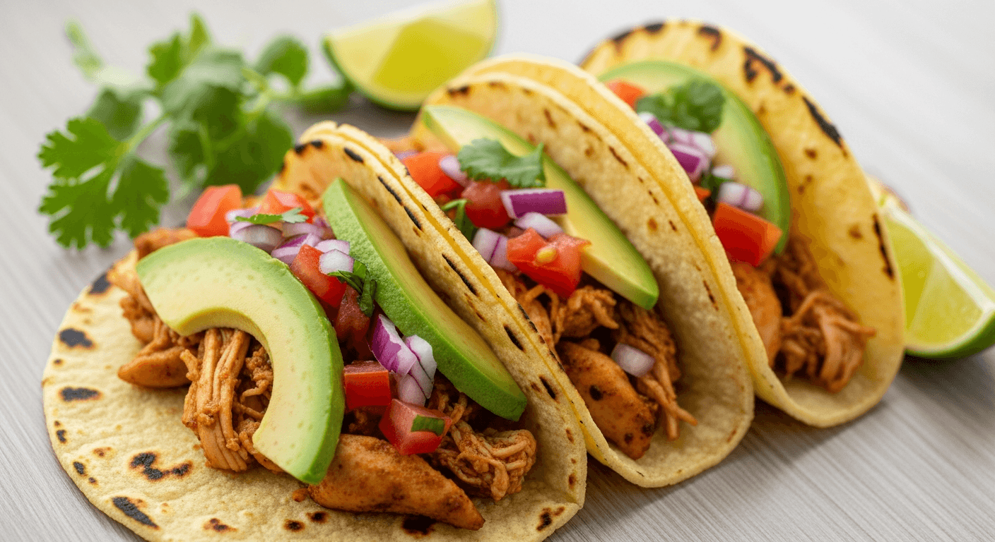 Chicken Tacos with Salsa