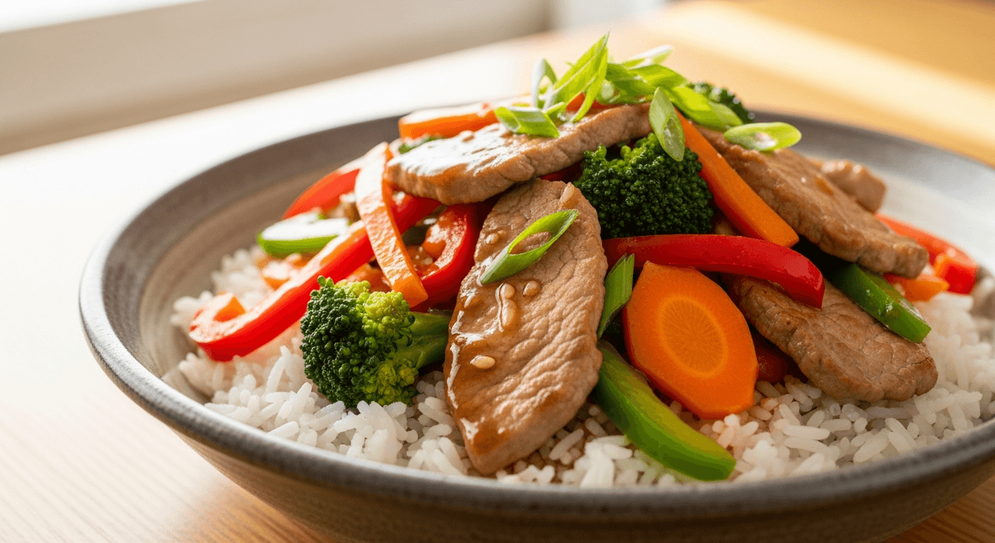 Pork Stir-Fry with Vegetables