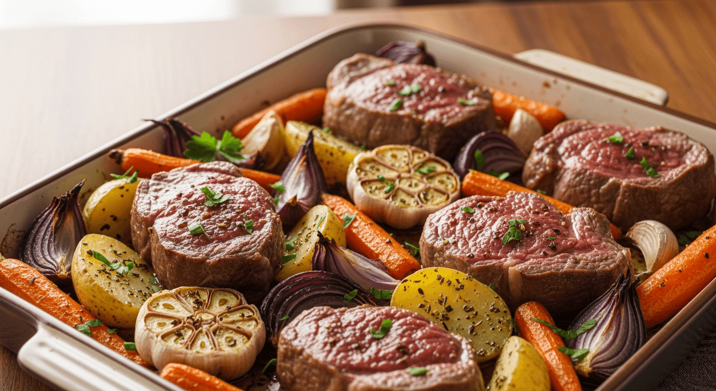Lamb and Vegetable Traybake